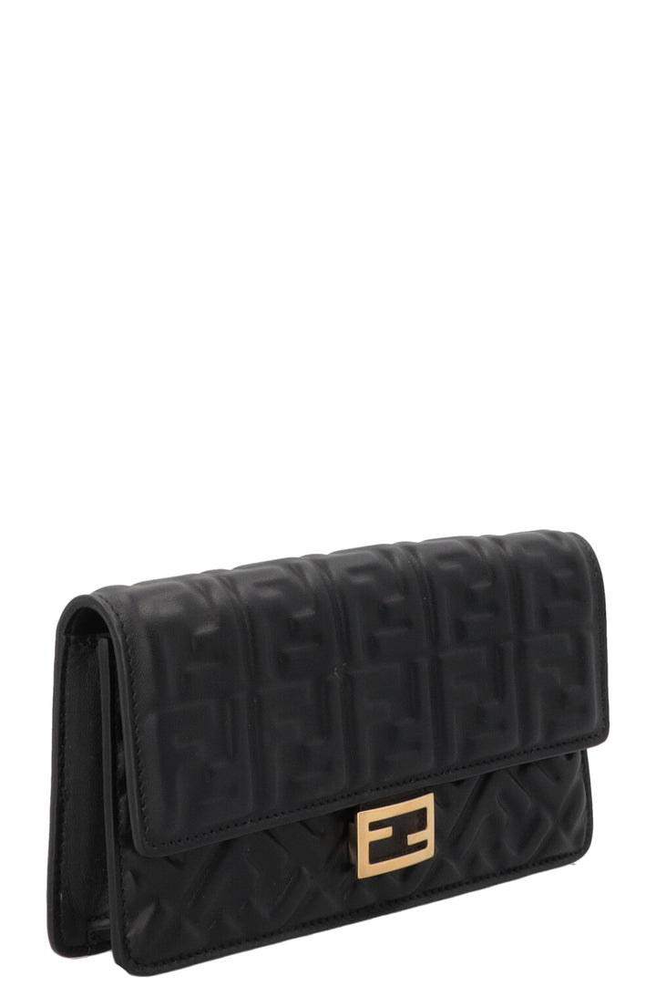 FENDI Baguette WOC Cuir Noir