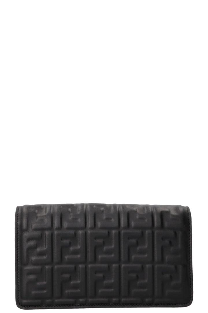 FENDI Baguette WOC Cuir Noir