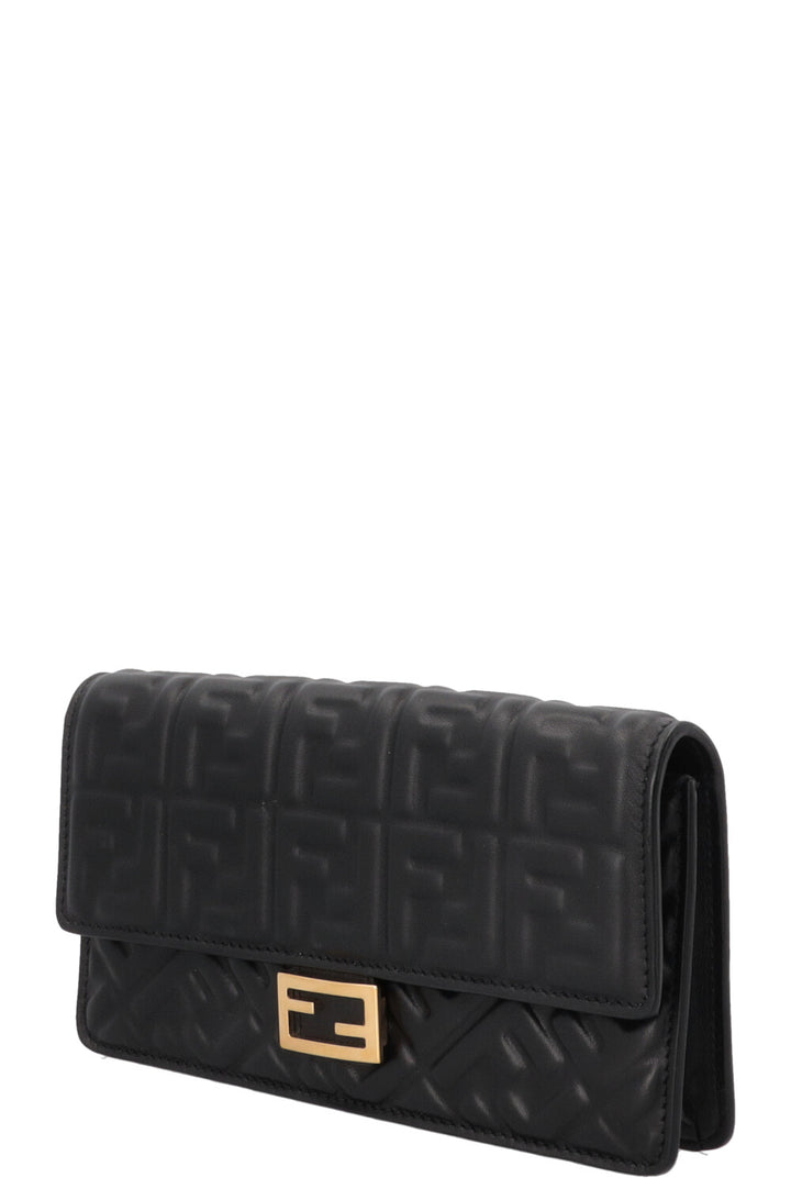 FENDI Baguette WOC Cuir Noir