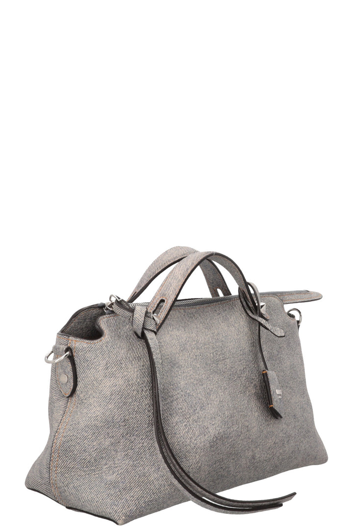 FENDI By The Way Soft Shoulder Bag Denim Look