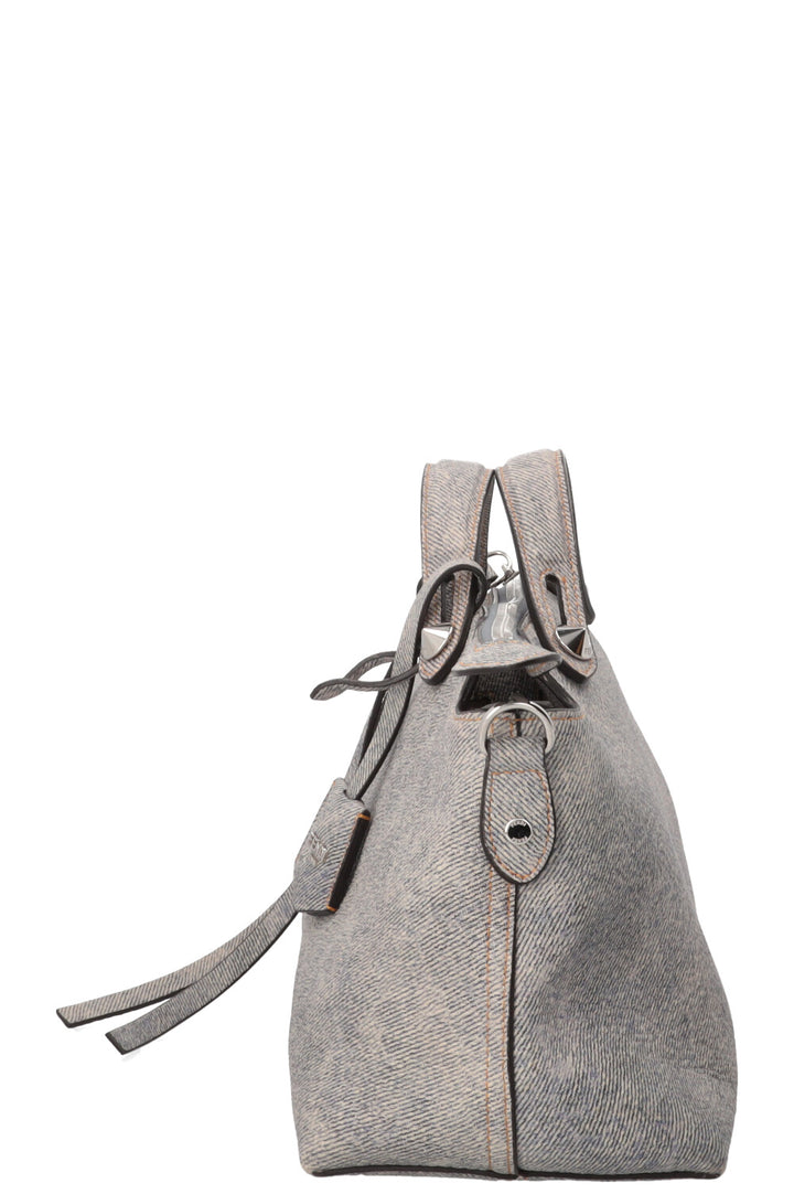 FENDI By The Way Soft Shoulder Bag Denim Look