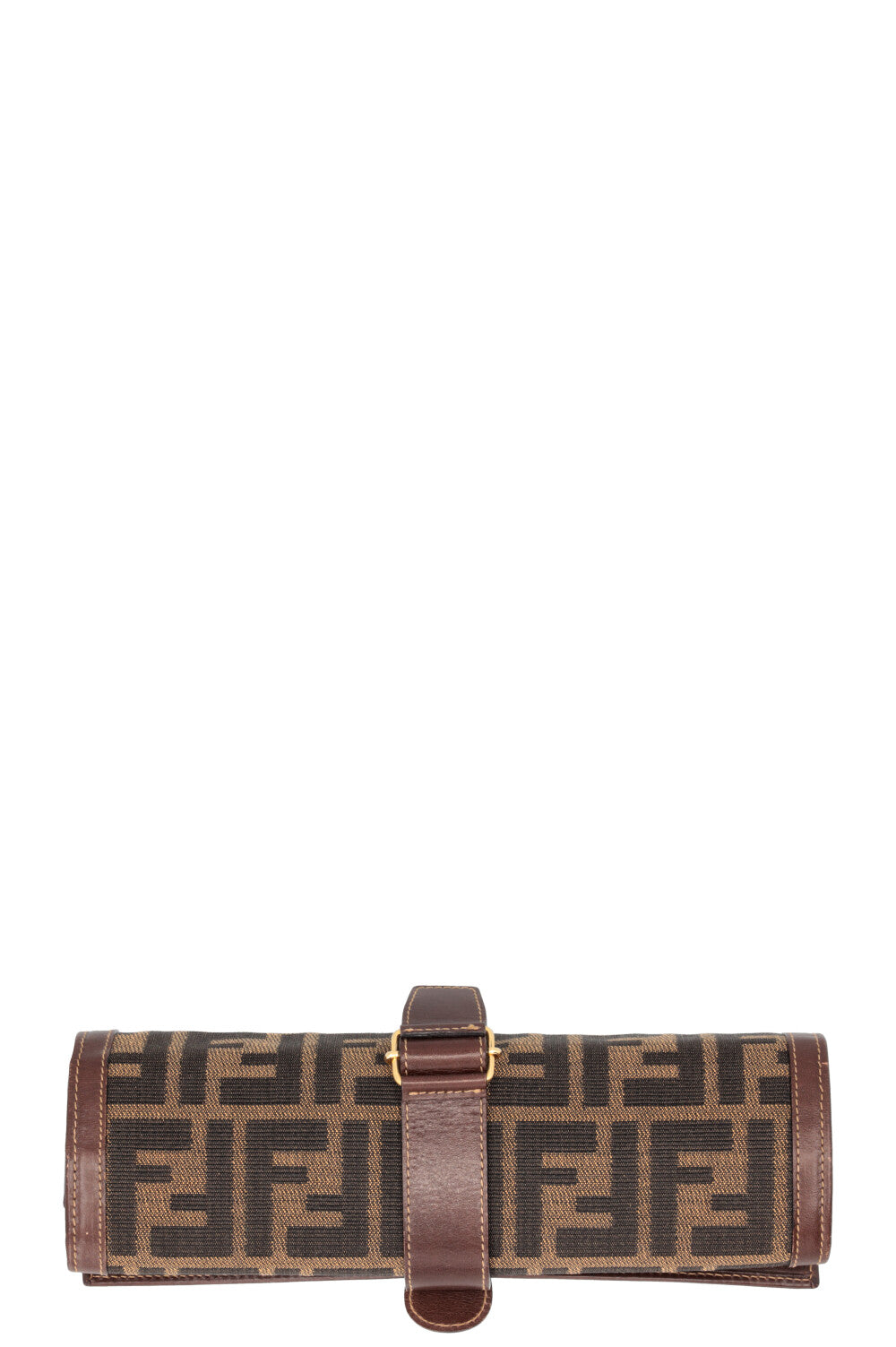 FENDI FF Jewlery Case Canvas Brown