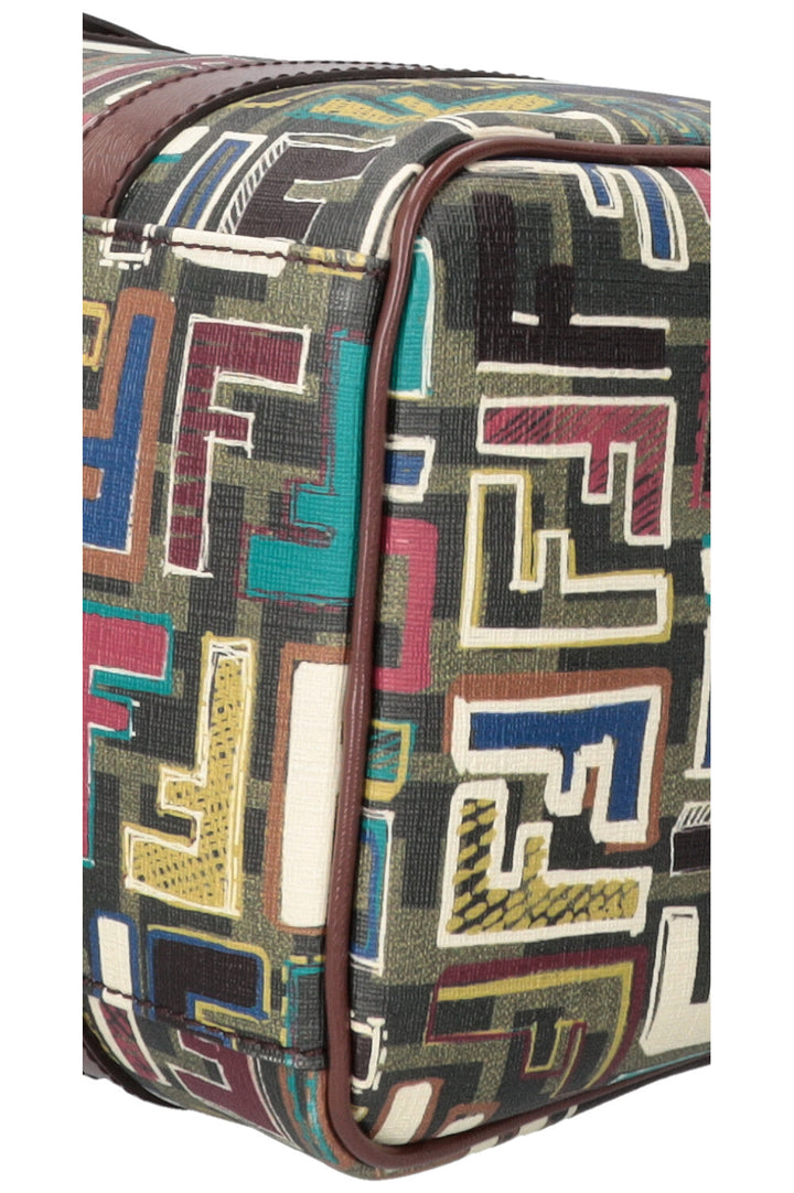 FENDI Forever Boston Bag Canvas Multicolour