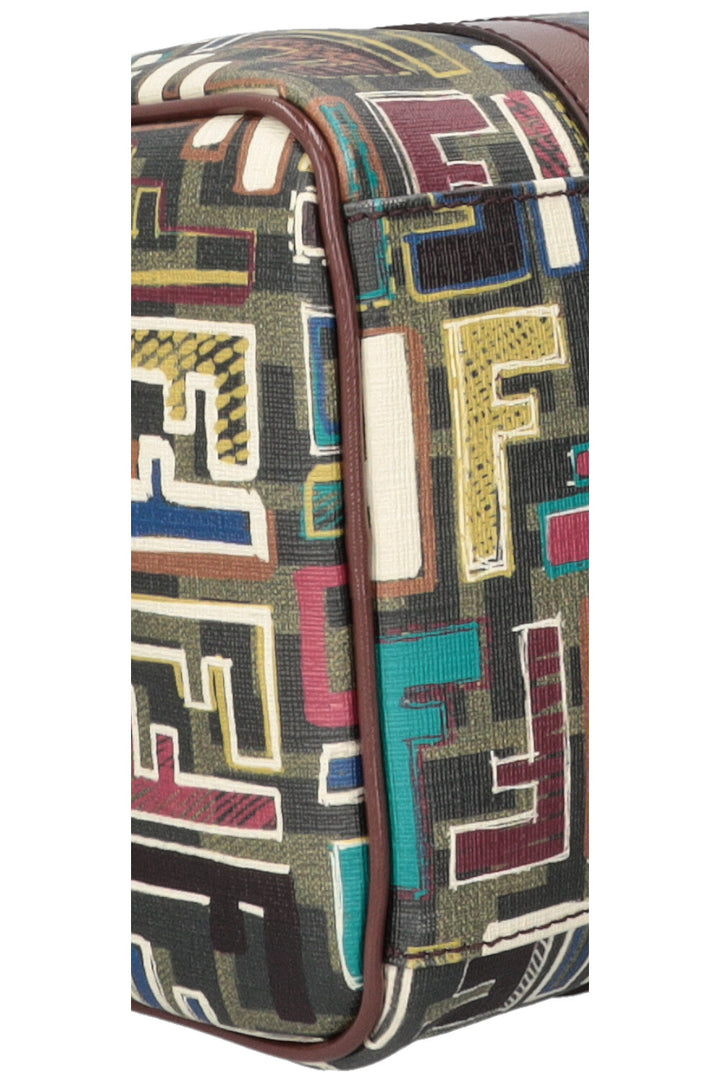 FENDI Forever Boston Bag Canvas Multicolour