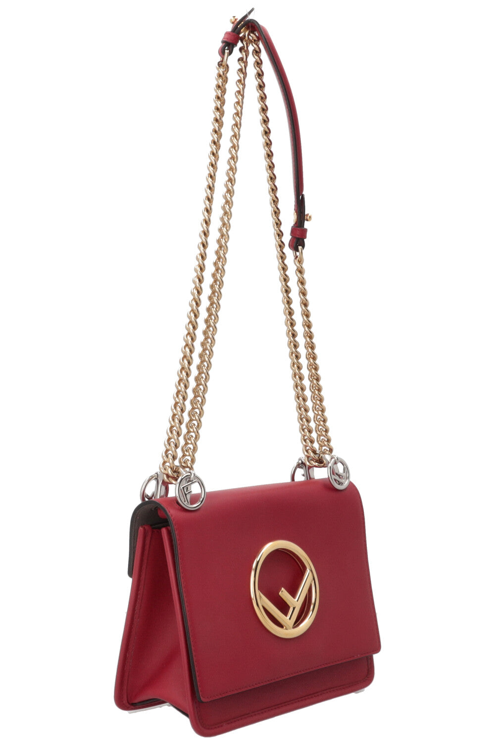 FENDI Kan I F Shoulder Bag Red