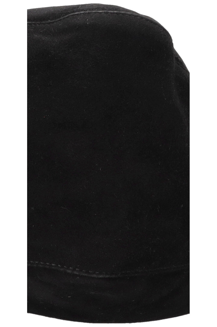 FENDI Mamma Baguette Bag Suede Black