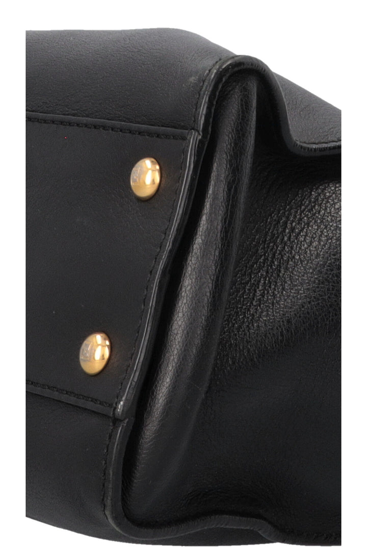 FENDI Peekaboo Soft Medium Hand Bag Black