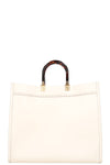FENDI Sunshine Tote Large Leather Ivory