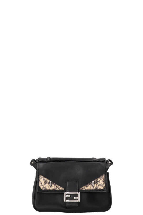FENDI Micro Double Baguette Bag Black
