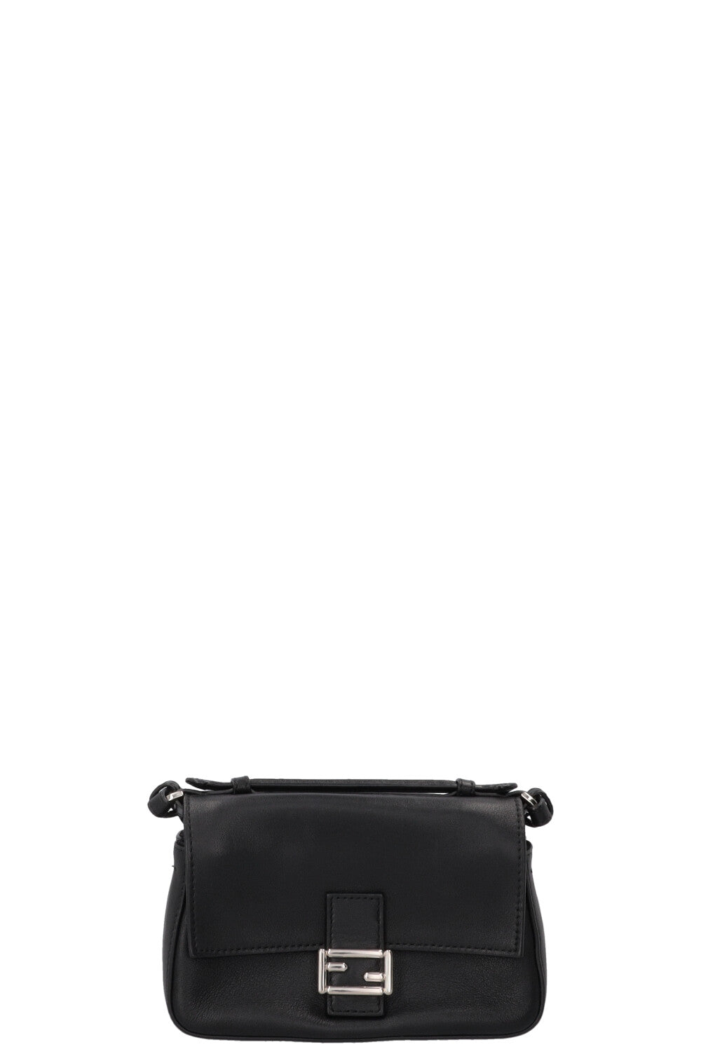 FENDI Micro Double Baguette Bag Black