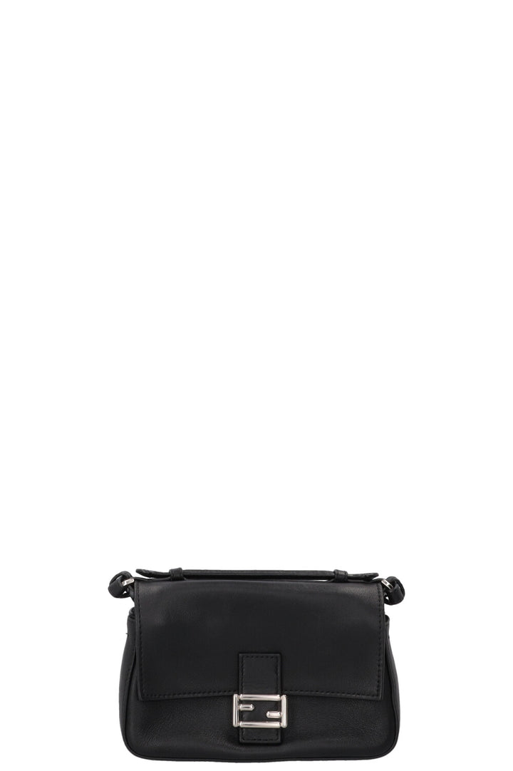 FENDI Micro Double Baguette Bag Black