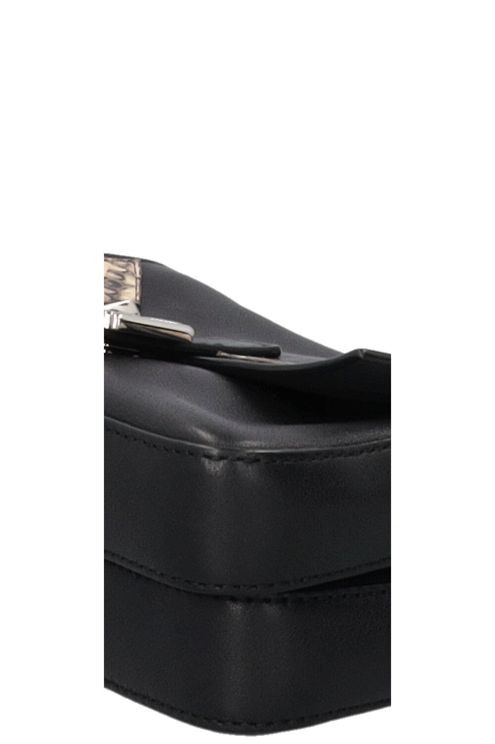 FENDI Micro Double Baguette Bag Black