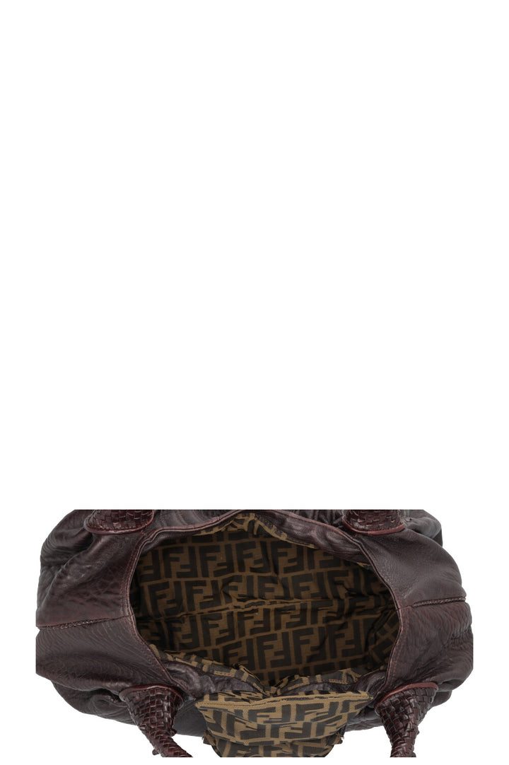 FENDI Spy Bag Leather Brown