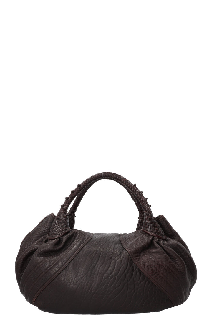 FENDI Spy Bag Leather Brown