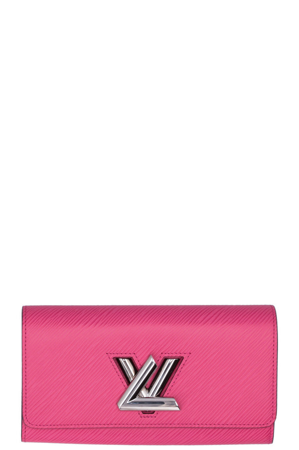 LOUIS VUITTON Twist Long Wallet Epi Fuchsia