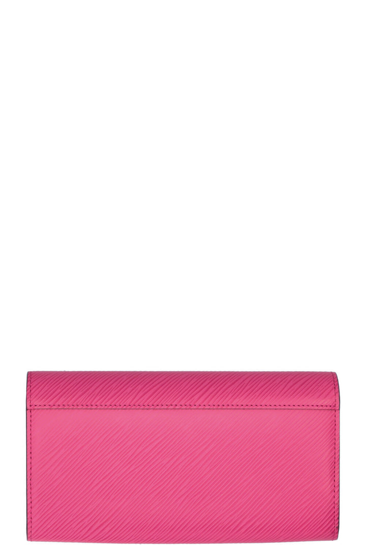 LOUIS VUITTON Twist Long Wallet Epi Fuchsia
