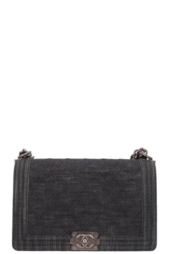 Chanel boy grey clearance