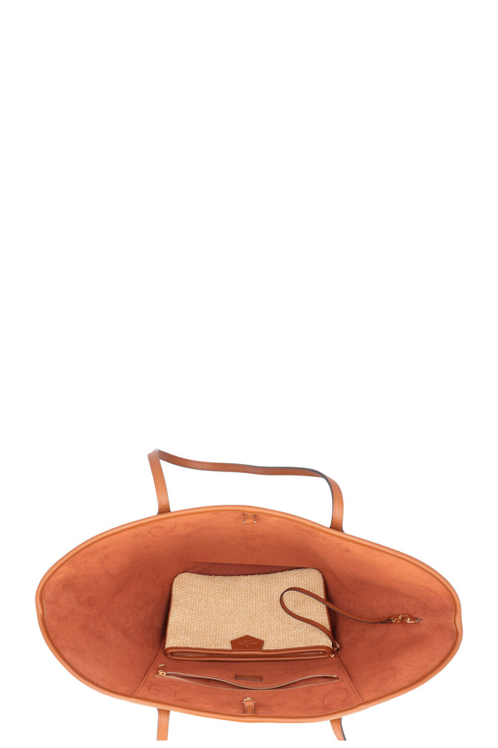 LOUIS VUITTON Saint Jacques Bag NM Raffia Beige