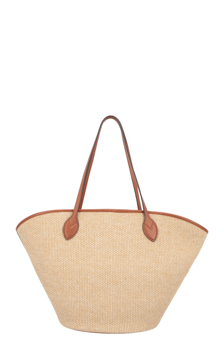 LOUIS VUITTON Saint Jacques Bag NM Raffia Beige