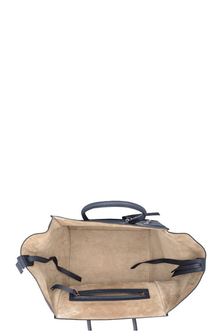 CÉLINE Medium Phantom Luggage Bag Leather Navy