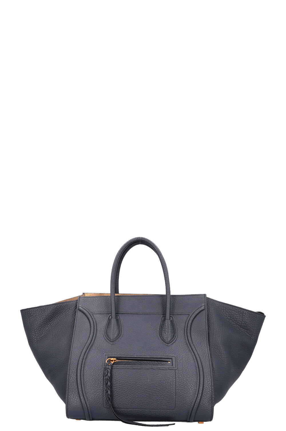 CÉLINE Medium Phantom Luggage Bag Leather Navy
