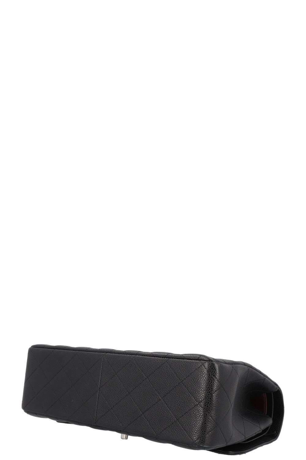 CHANEL Large Double Flap Bag Caviar Black