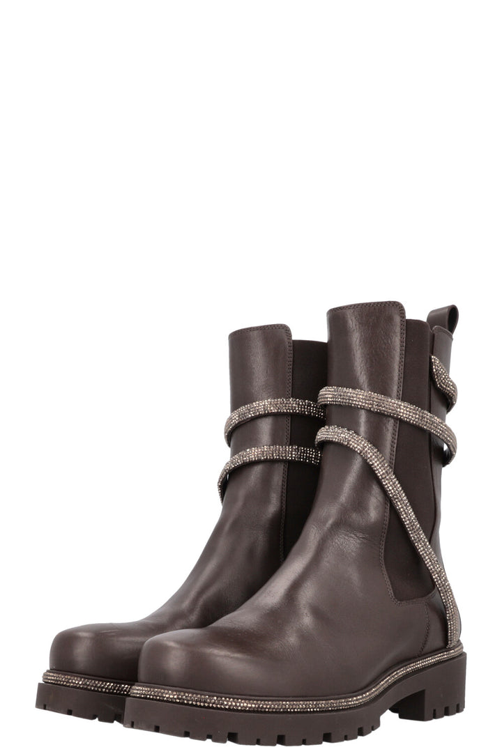 RENE CAOVILLA Cleo Boots Brown