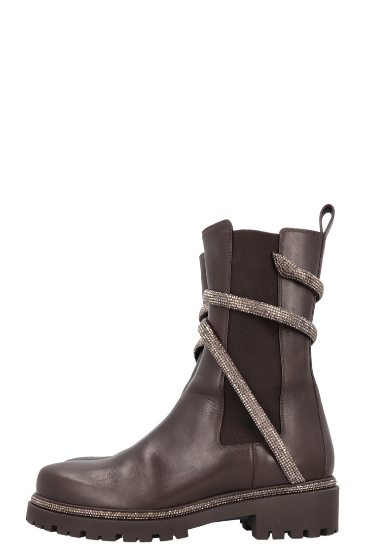 RENE CAOVILLA Cleo Boots Brown