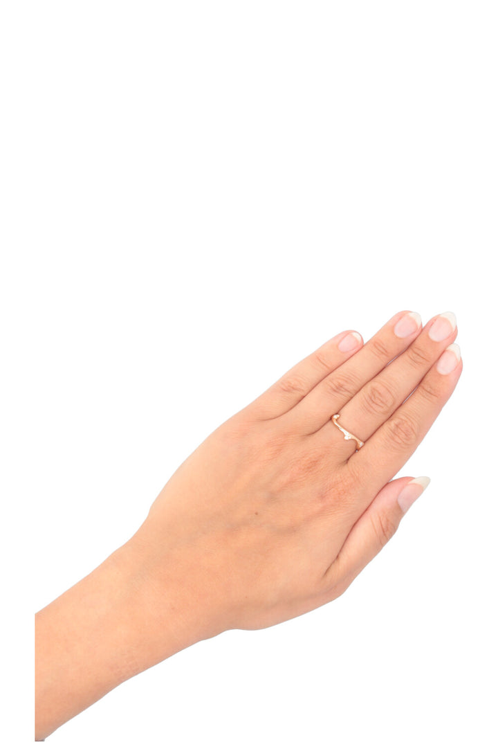 CHRISTIAN DIOR Bague Boise de Rose Or rose Diamants