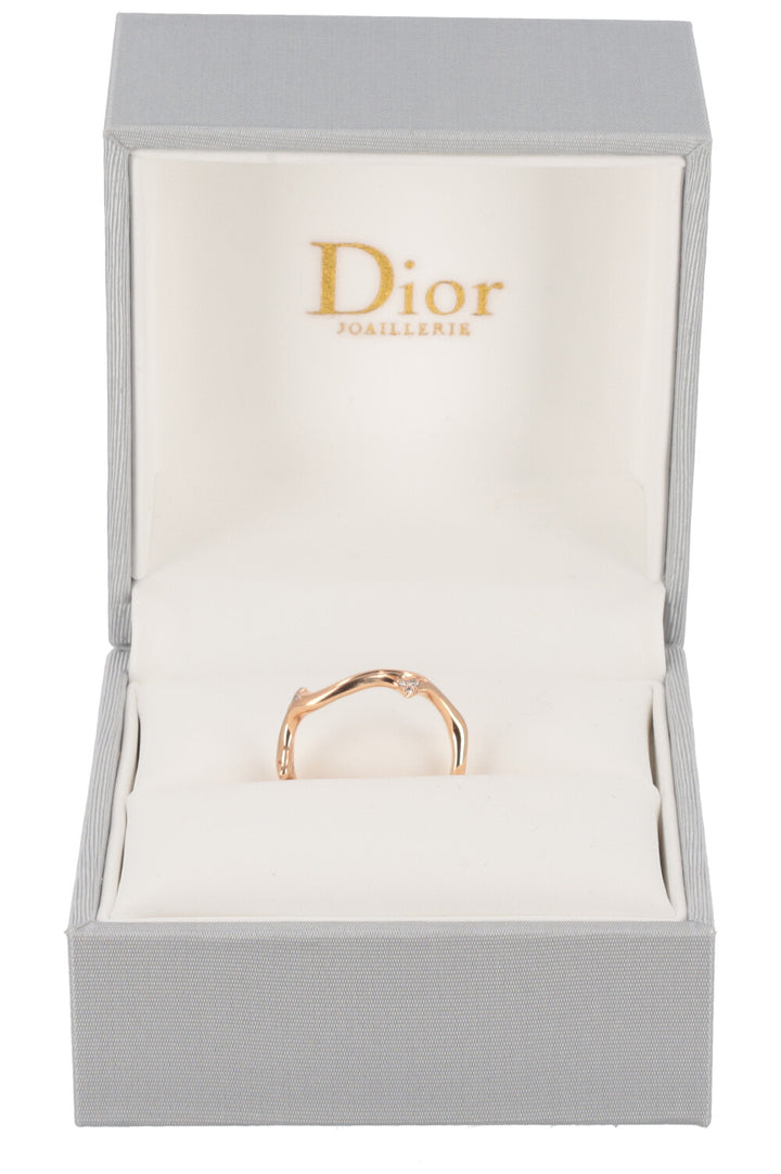 CHRISTIAN DIOR Bague Boise de Rose Or rose Diamants