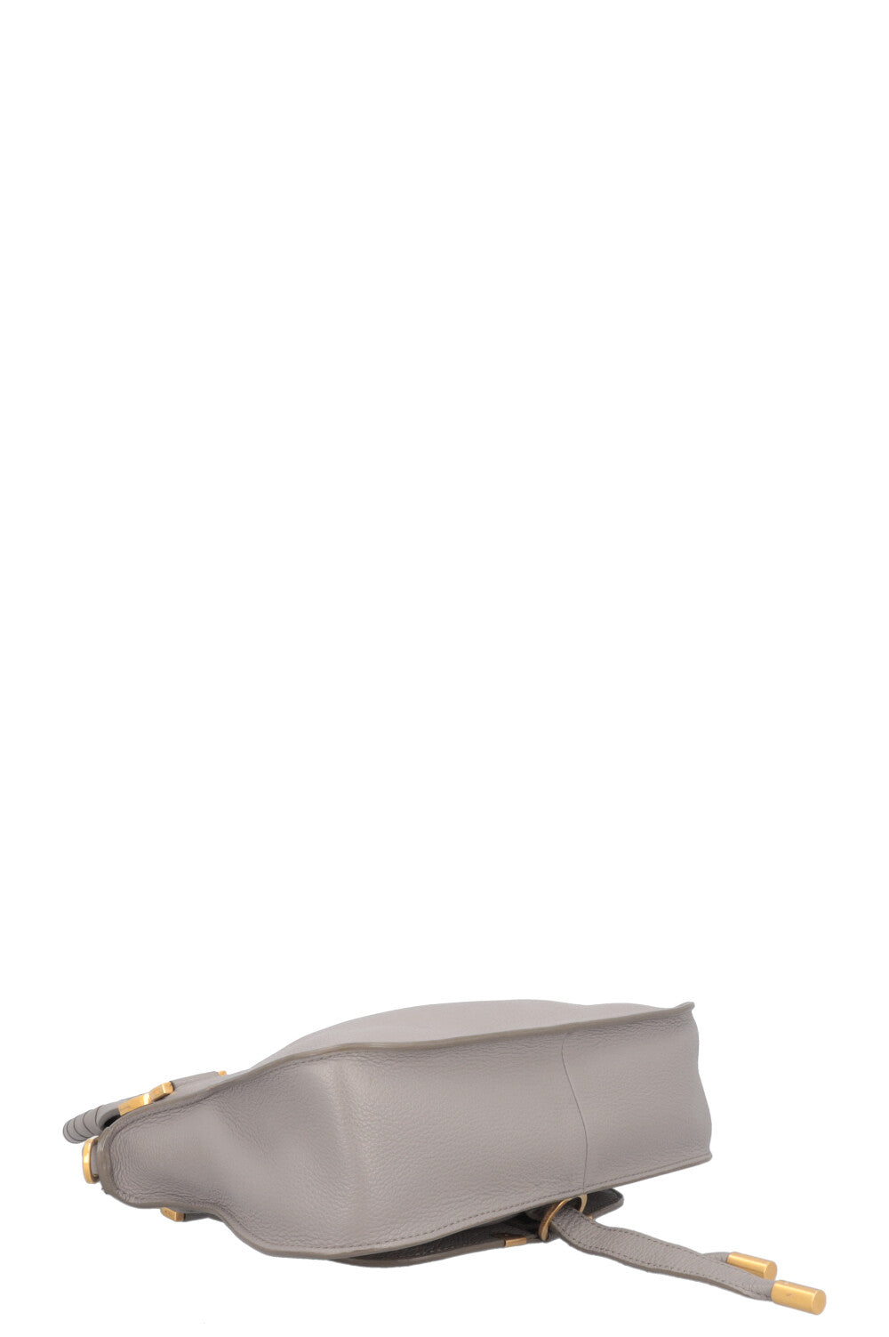 CHLOÉ Marcie Bag Small Double Carry Leather Grey