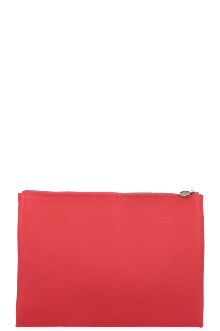 HERMÈS Pochette Atto Evercolor Red Blue
