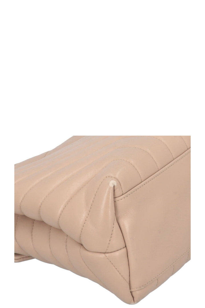 SAINT LAURENT LouLou Medium Bag Leather Beige