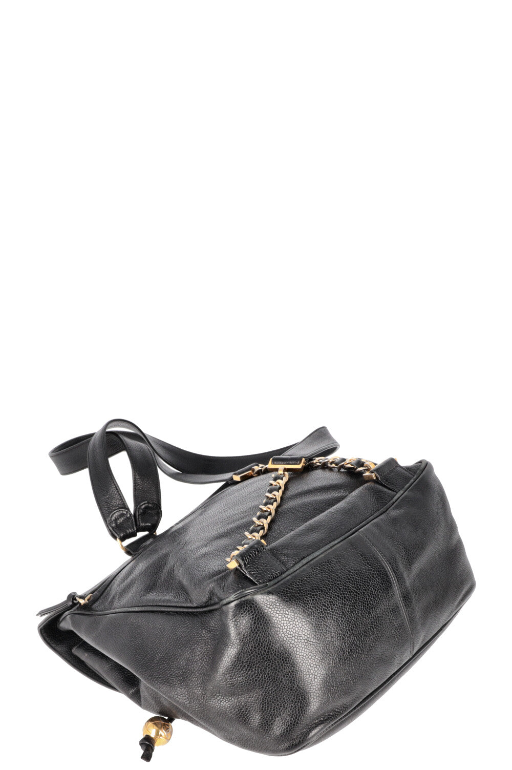 CHANEL CC Backpack Caviar Black
