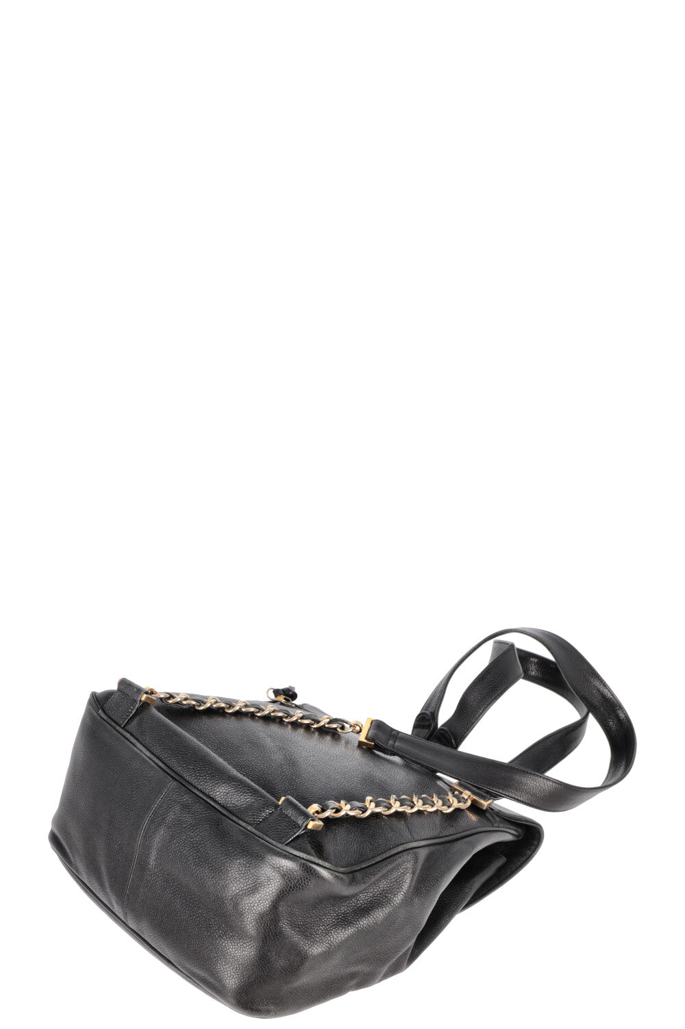 CHANEL CC Backpack Caviar Black