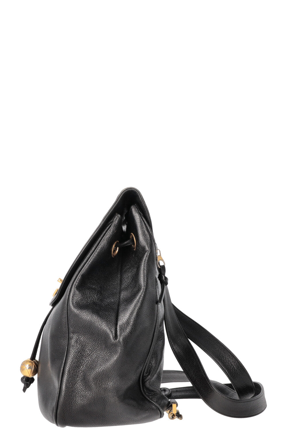 CHANEL CC Backpack Caviar Black