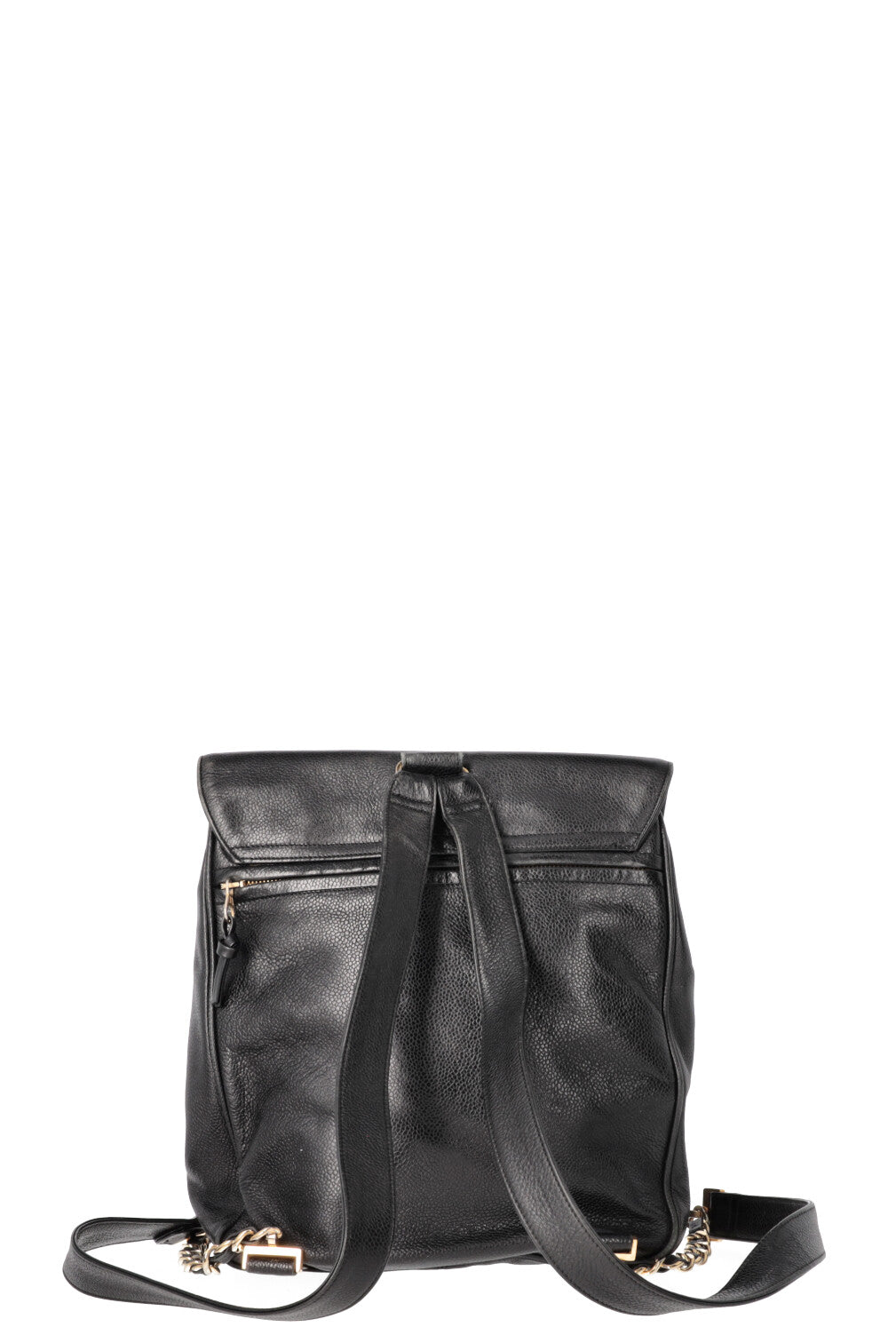 CHANEL CC Backpack Caviar Black