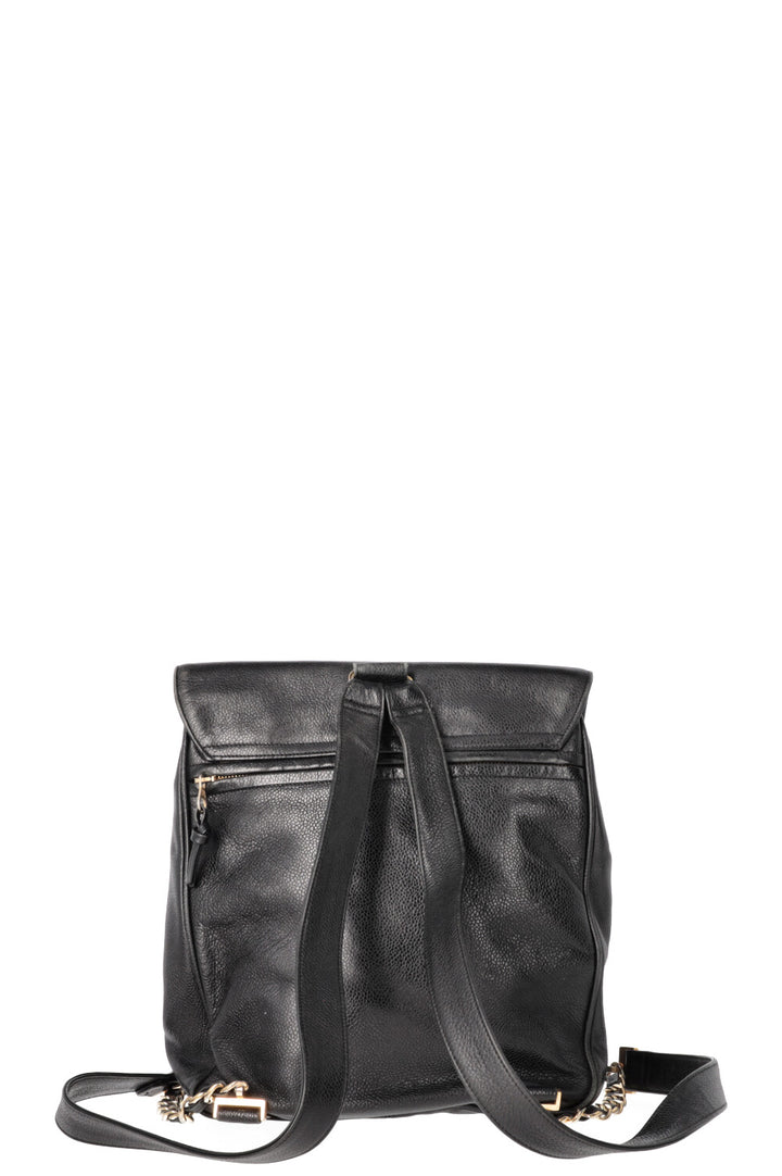 CHANEL CC Backpack Caviar Black