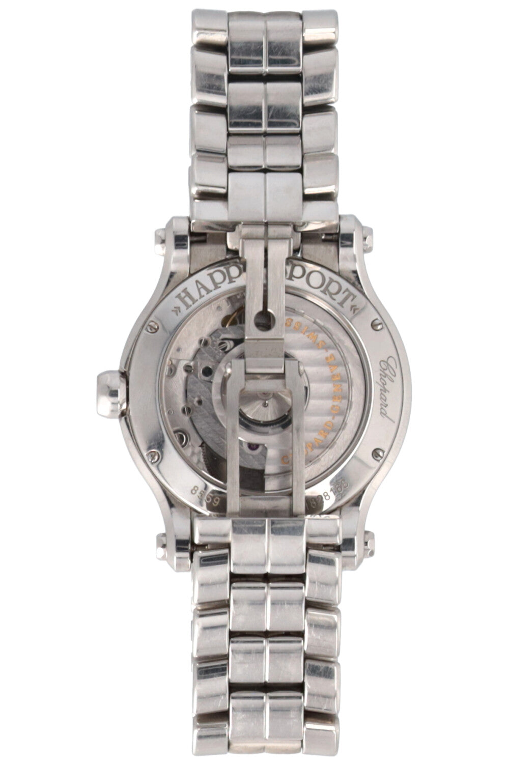 CHOPARD Happy Sport 36mm Watch Steel Diamonds