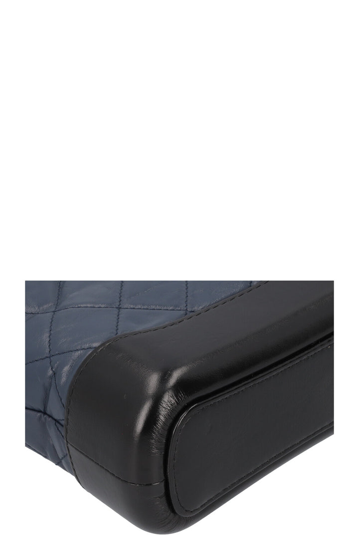 CHANEL Small Gabrielle Crossbody Bag Blue