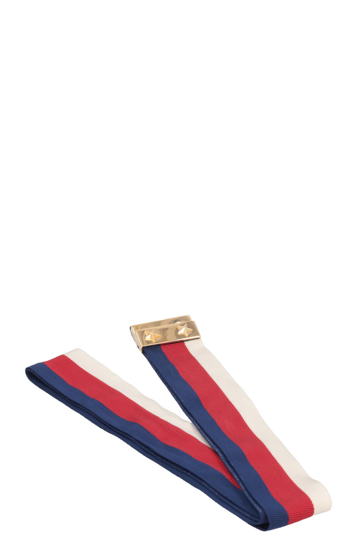 GUCCI Sylvie Chain Crossbody Bag White