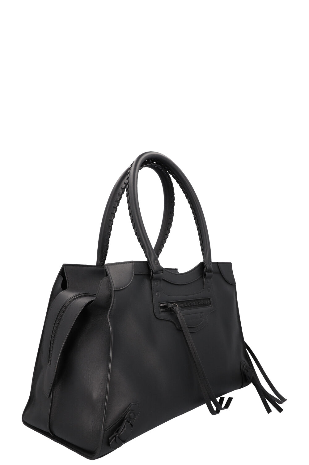 BALENCIAGA Neo Classic Large Handbag Black – REAWAKE