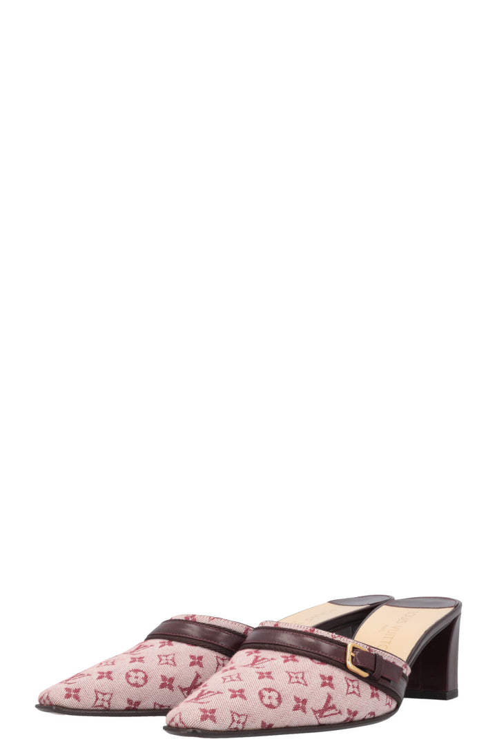 LOUIS VUITTON Mules MNG Burgundy
