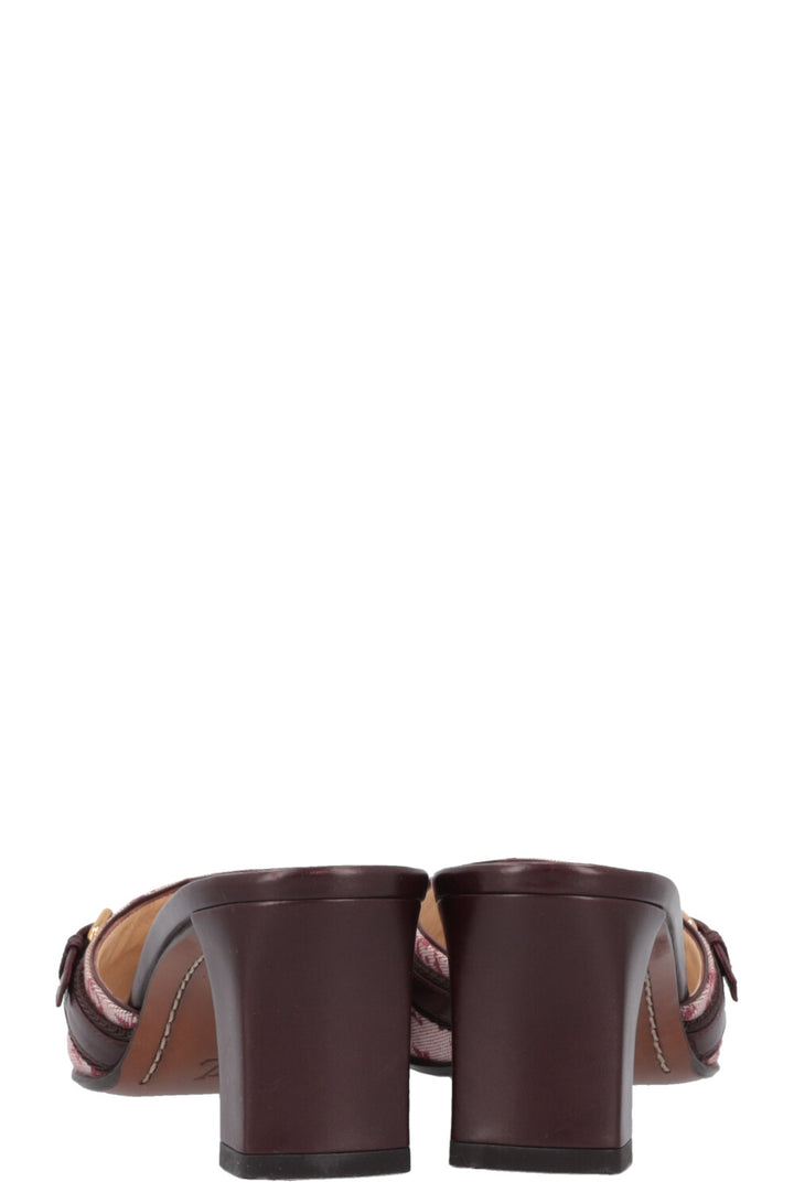 LOUIS VUITTON Mules MNG Burgundy