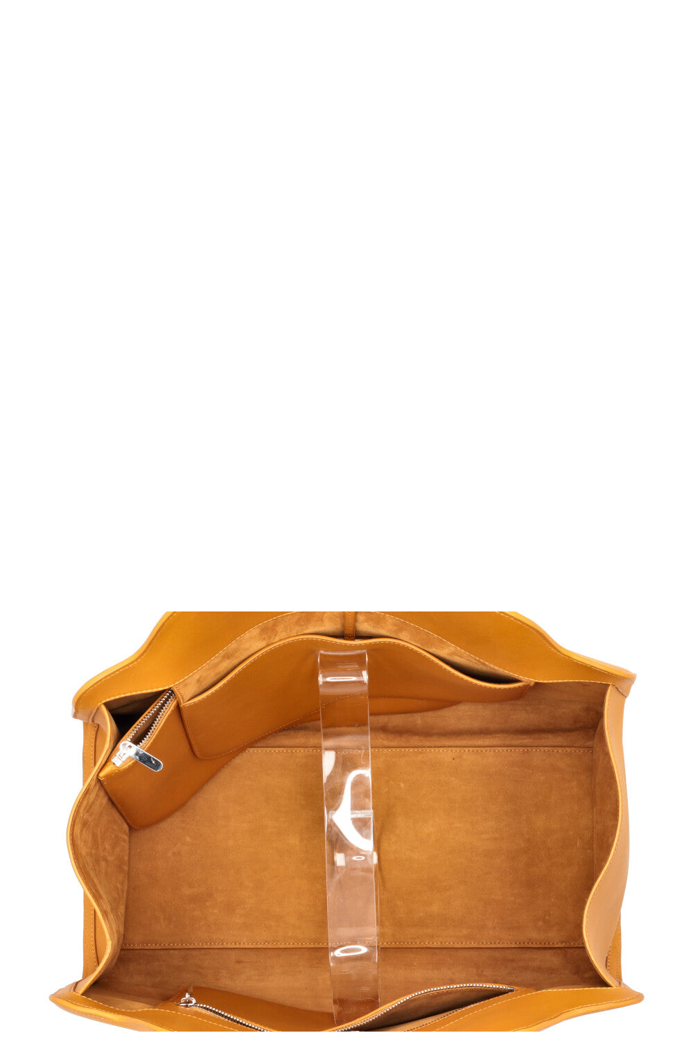 LORO PIANA Sesia Bag Large Leather Cashmere Mustard