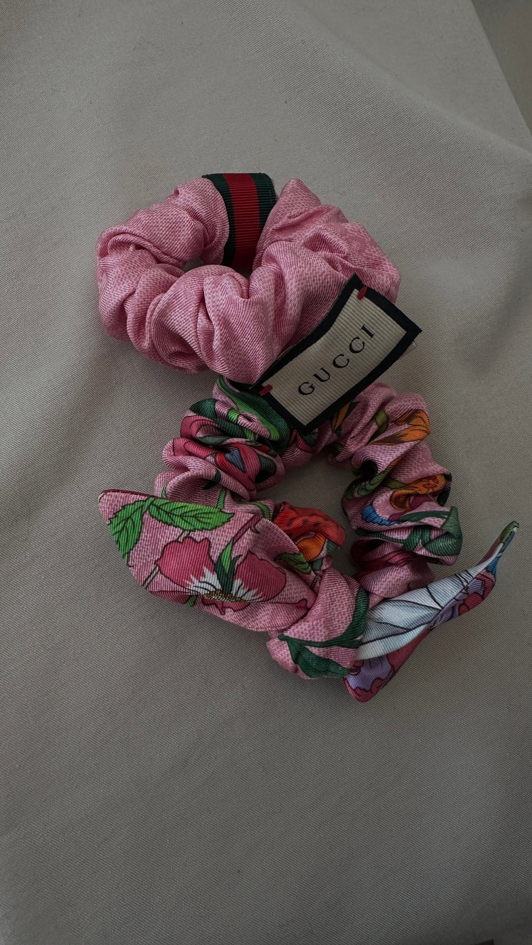 GUCCI Floral Scrunchie Two Piece Pink