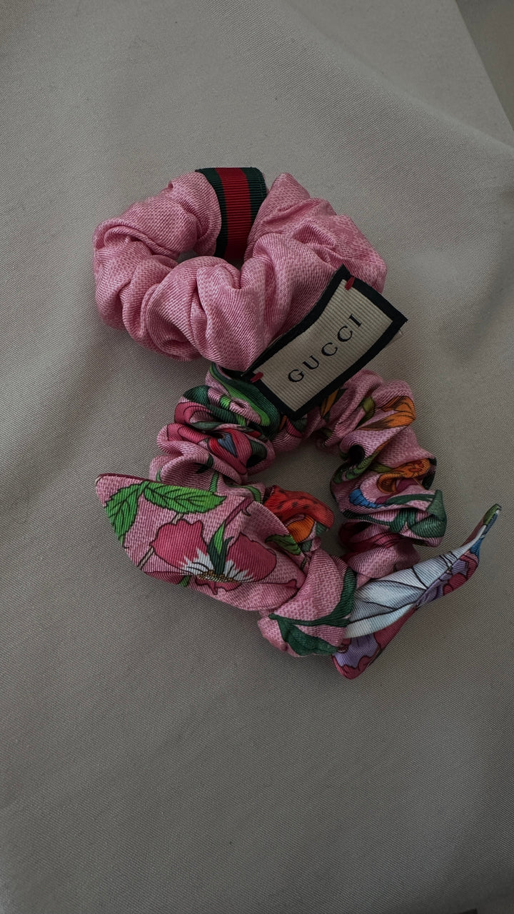 GUCCI Floral Scrunchie Two Piece Pink