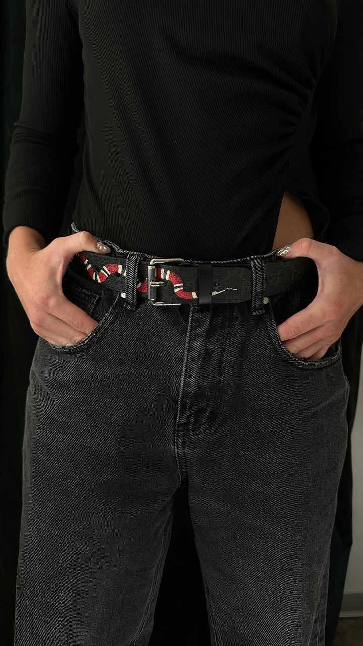 GUCCI Snake GG Supreme Belt