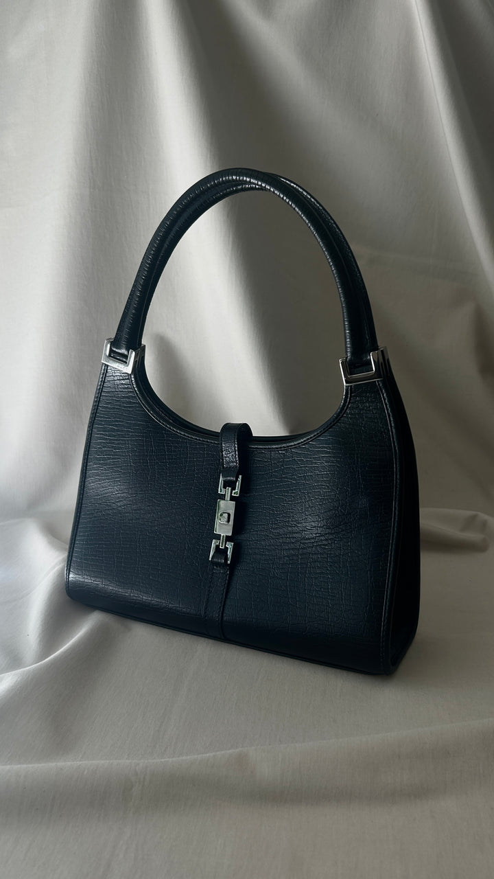 GUCCI Jackie Bag Leather Black