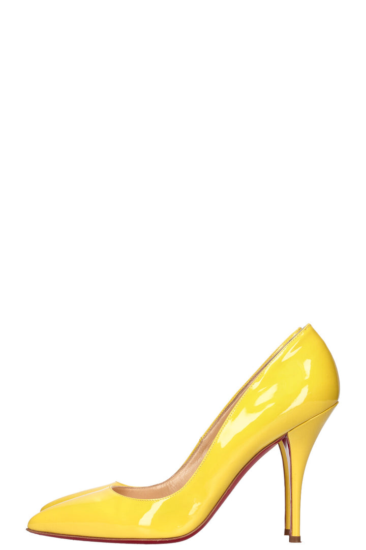 CHRISTIAN LOUBOUTIN High Heels Patent Yellow